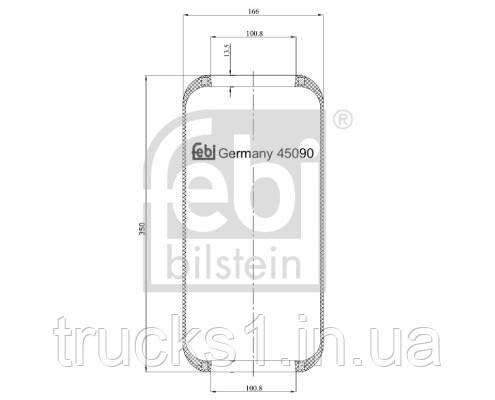 

Подушка амортизуюча 45090 (FEBI)