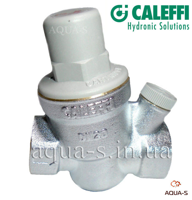 

Редуктор давления Caleffi DN 3/4" (60° С) мембранный с гнездом для манометра (Италия) 533451