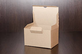 Картонная коробка, самосборная, бурая 14х10х9 см (от 50шт)