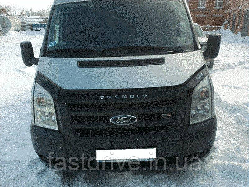 

Дефлектор капота, мухобойка FORD Transit c 2007- VIP