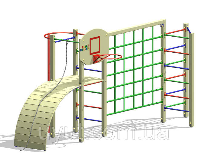 Гімнастичний комплекс з баскетбольним щитом К6