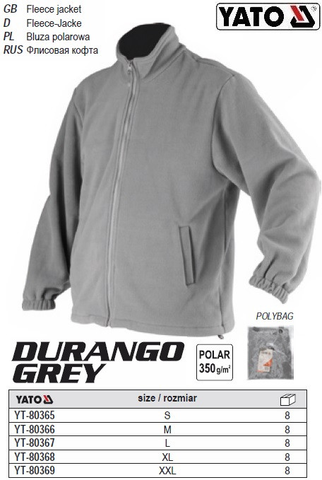 Куртка рабочая утепленная DURANGO размер S YATO Польща YT-80365Нет в наличии