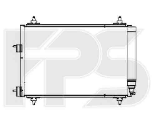 

Радиатор кондиционера Peugeot (Nissens) FP 54 K145
