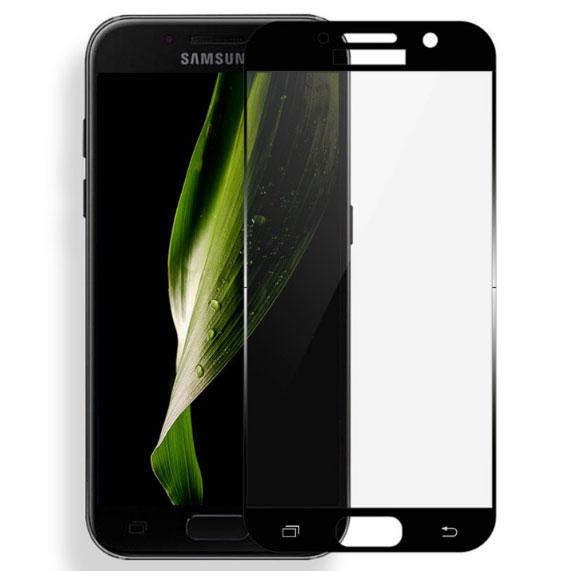 Full Glue защитное стекло для Samsung Galaxy A3 2017 (SM-A320) - Black