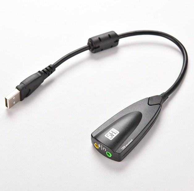 Универсальная USB звуковая карта с проводом (Sound Card Adapter)