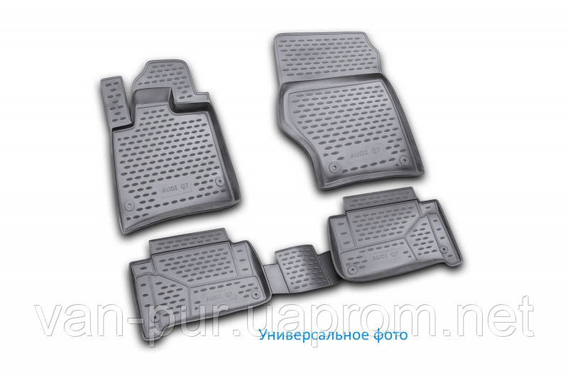 

Коврики в салон для Ford Tourneo Custom, 01/2013->, 9 Seats, 6 шт полиуретан (3D) CARFRD00029k, Черный