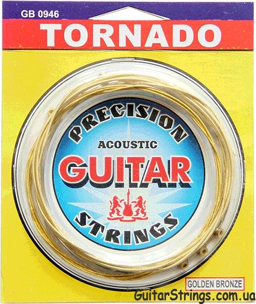 Струны для акустической Гитары Solid Tornado  .009-.046 Extra Light