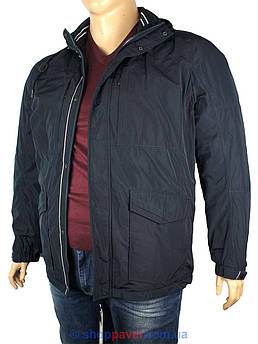 Мужская куртка Malidinu 15129/2H темно-синего цвета в большом размере
