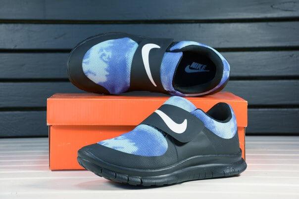  Nike Free Run Sock Fly Black Blue