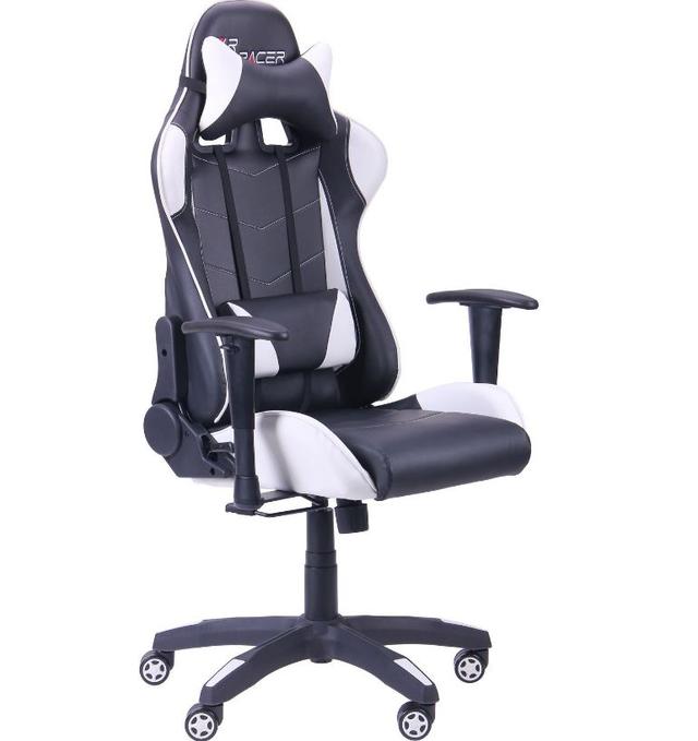 Кресло VR Racer BN-W0100 черный/белый