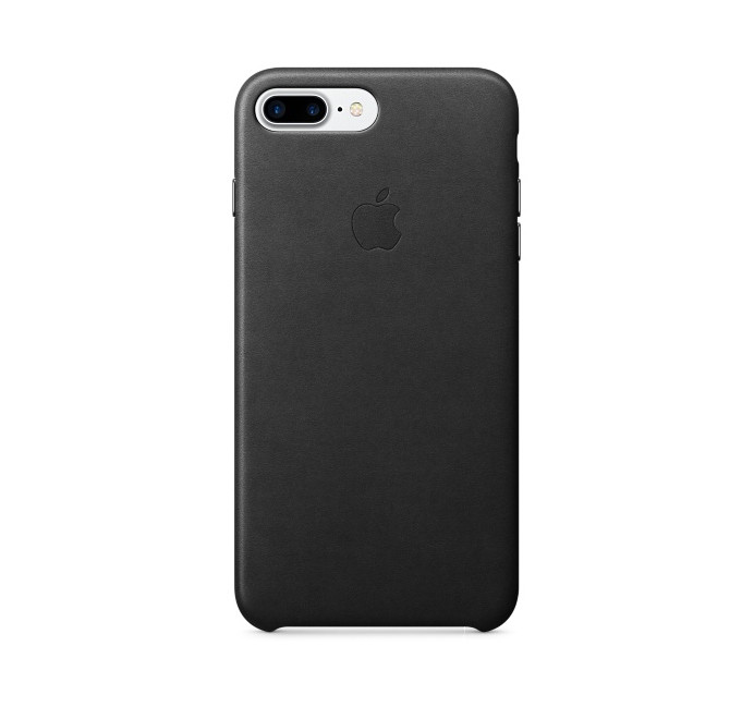 

Оригинальный кожаный чехол (накладка) Apple iPhone 7 Plus / iPhone 8 Plus Leather case Черный / Black (MMYJ2)