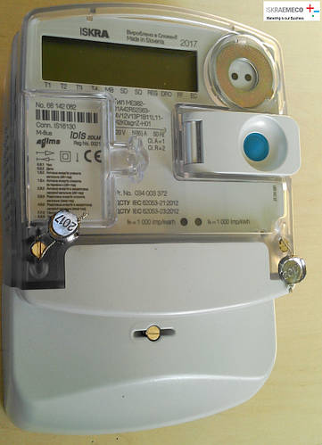 Электросчетчик ISKRA ME382-D1 5(85)A с GSM/GPRS-модемом (с встроенным размыкателем) 1ф., многотарифный - фото 5