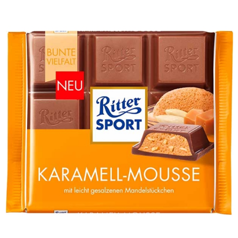 Шоколад Ritter Sport Карамельный МуссНет в наличии
