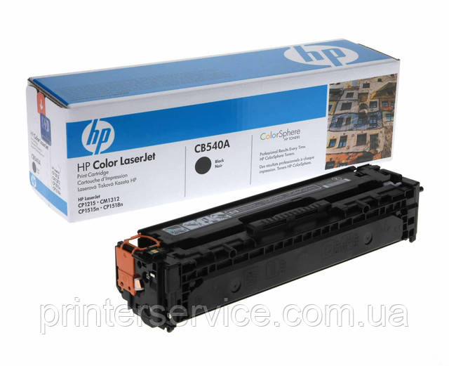 Cartridge HP CB540A black для кольорових принтерів LJ CP1215 і CP1515 series (№125A) 