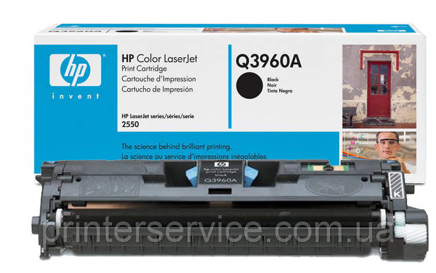 Картридж HP Q3960A (122A black) для кольорових принтерів HP CLJ 2550, CLJ 2820, CLJ 2840 