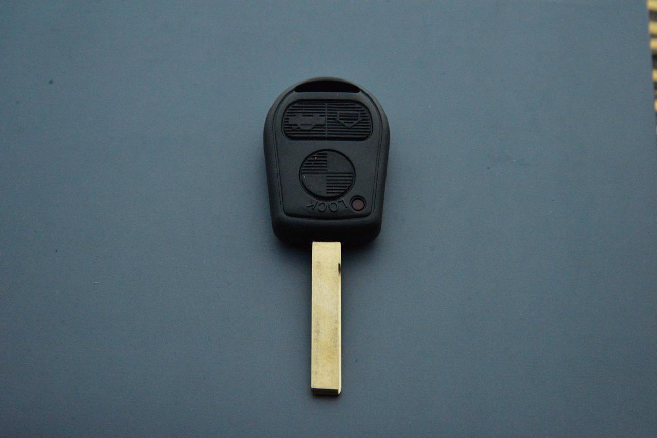 Корпус авто ключа для BMW E46 (БМВ) 3 кнопки, лезвие HU 92