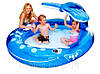 Детский надувной бассейн Intex 57435 208*157*99 см, бассейн Кит с фонтаном, купить надувной бассейн кит