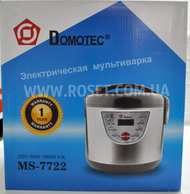 

Мультиварка электрическая - Domotec MS-7722 1000W 5L