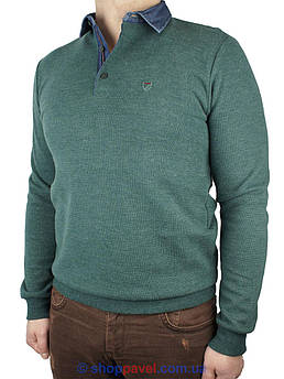Мужской стильный свитер Fabiani 3439 зеленый