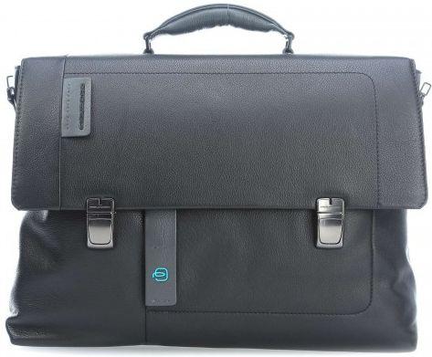 Кожаный портфель Piquadro PULSE CA4130P15_N черный
