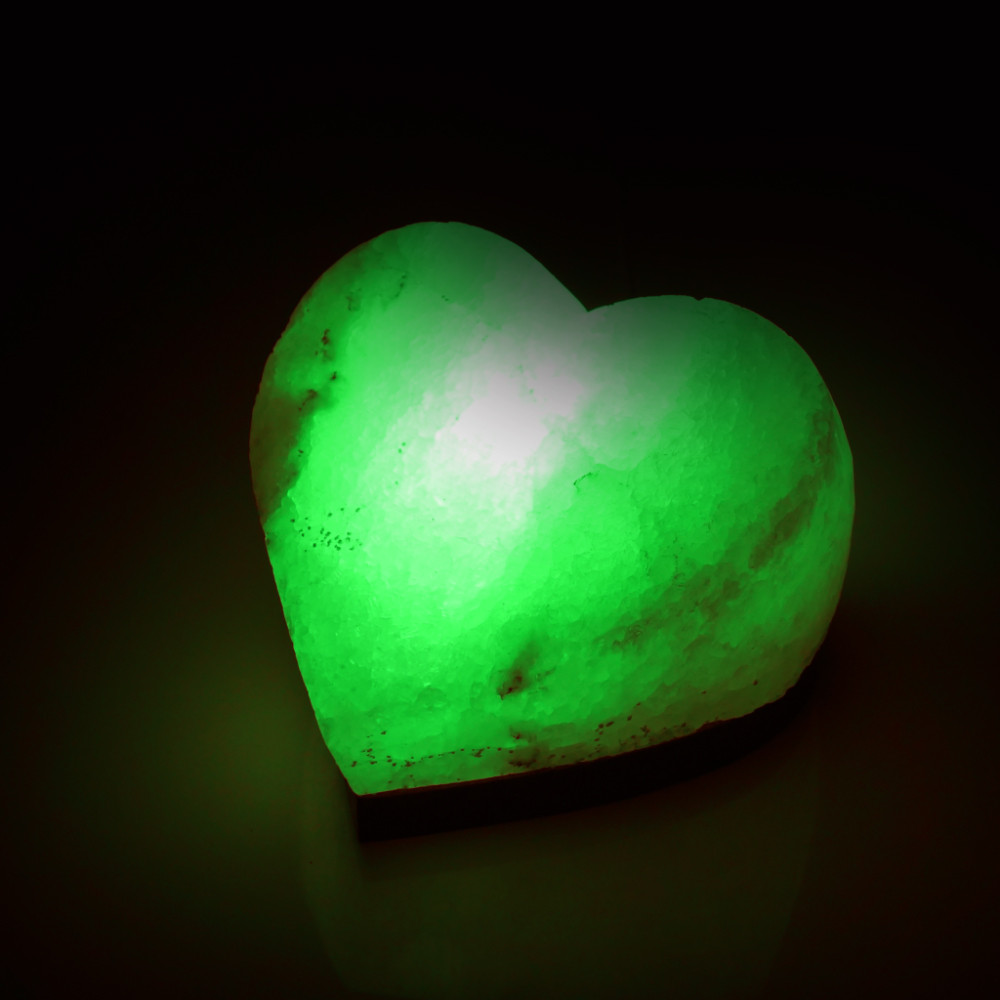 

Соляная лампа BactoSfera SALTKEY LOVE Green