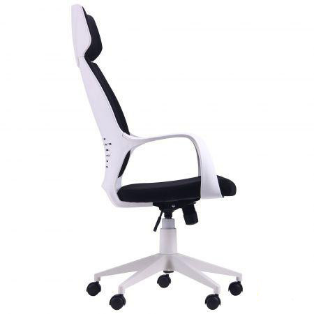 Кресло Concept белый, тк. черный (фото 2)