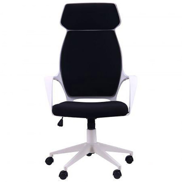 Кресло Concept белый, тк. черный (фото 3)