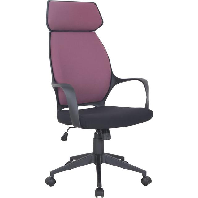 Кресло Concept черный, тк. пурпурный 