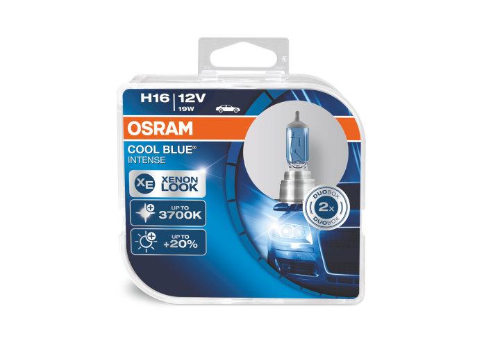 

Автолампа OSRAM H16 64219CBI-HCB CoolBlueIntense 19W 12V PJ19-3 HardDuopet 10X2