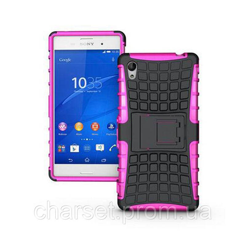 Чехол бампер на Sony Ericsson T2 Ultra bc розовый