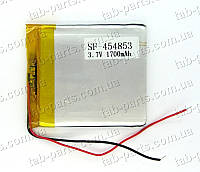 Батарея (акумулятор) для GPS навігатора, планшета 1700мАч , Li-Pol 3.7 В, 53*48*4.5 мм