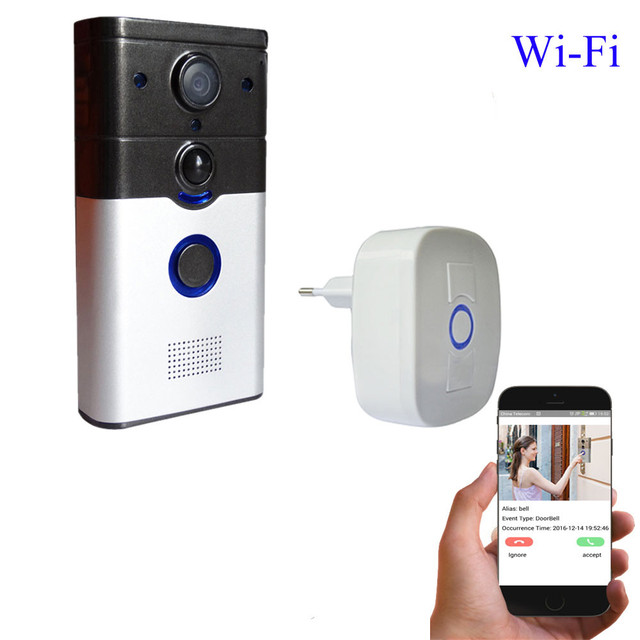 Камера домофон SMART DOORBELL wifi CAD 720P  с wi-fi и управлением с телефона 