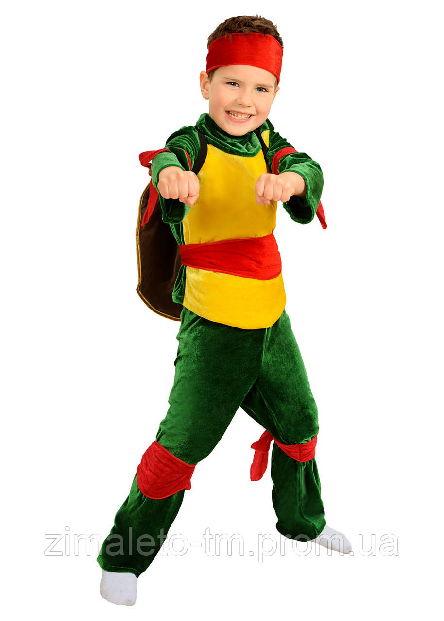 Черепашка Ниндзя карнавальный костюм детский 30