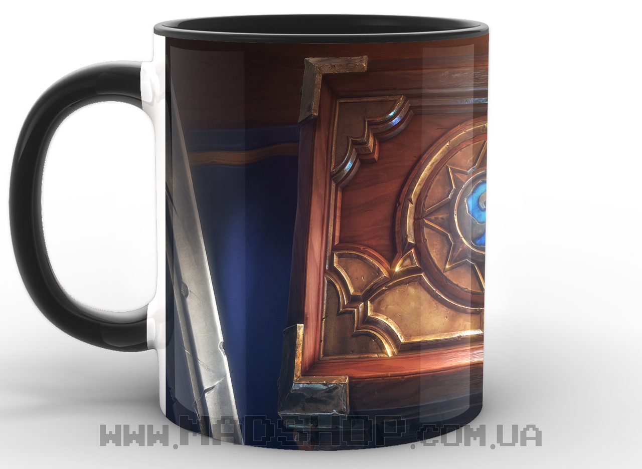 

Кружка Хартстоун Hearthstone Pattern HS 03.111 черная, Синий