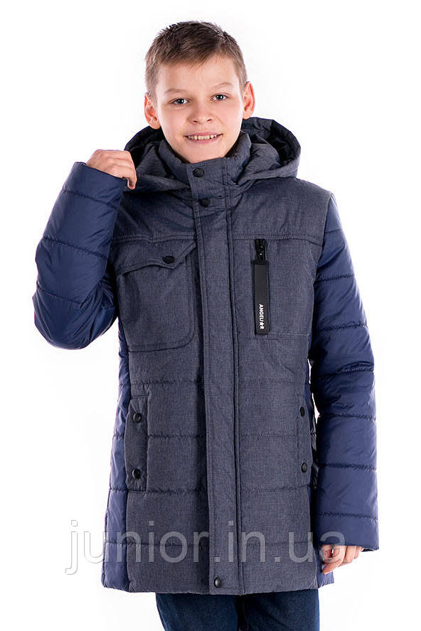 Демисезонная удлиненная куртка для мальчика "Ральф" 152