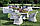 Крісло Матиник з штучного ротанга біле, фото 2