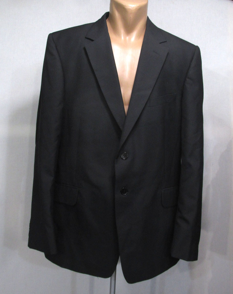 Пиджак черный PAUL SMITH, 44, XL, Шерсть, Как Новый!