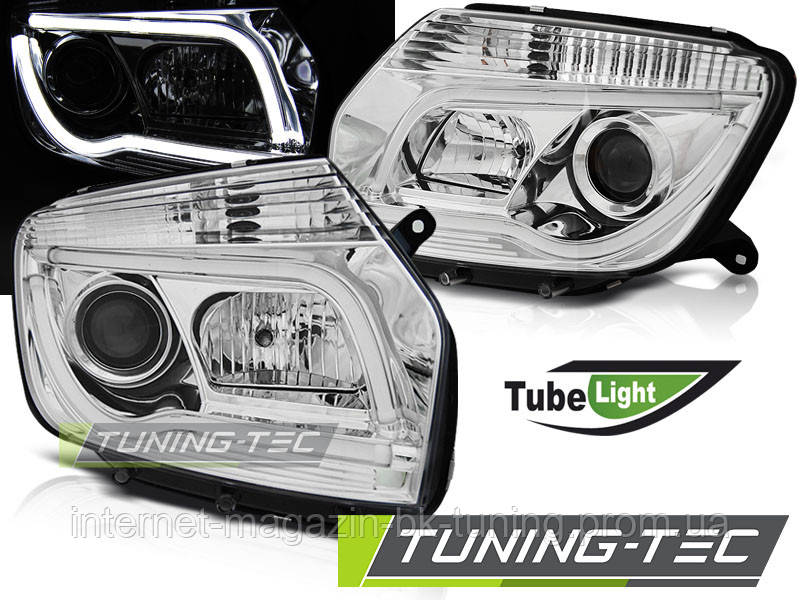 

Передние фары Renault Duster 2010-2014 с габаритами LED