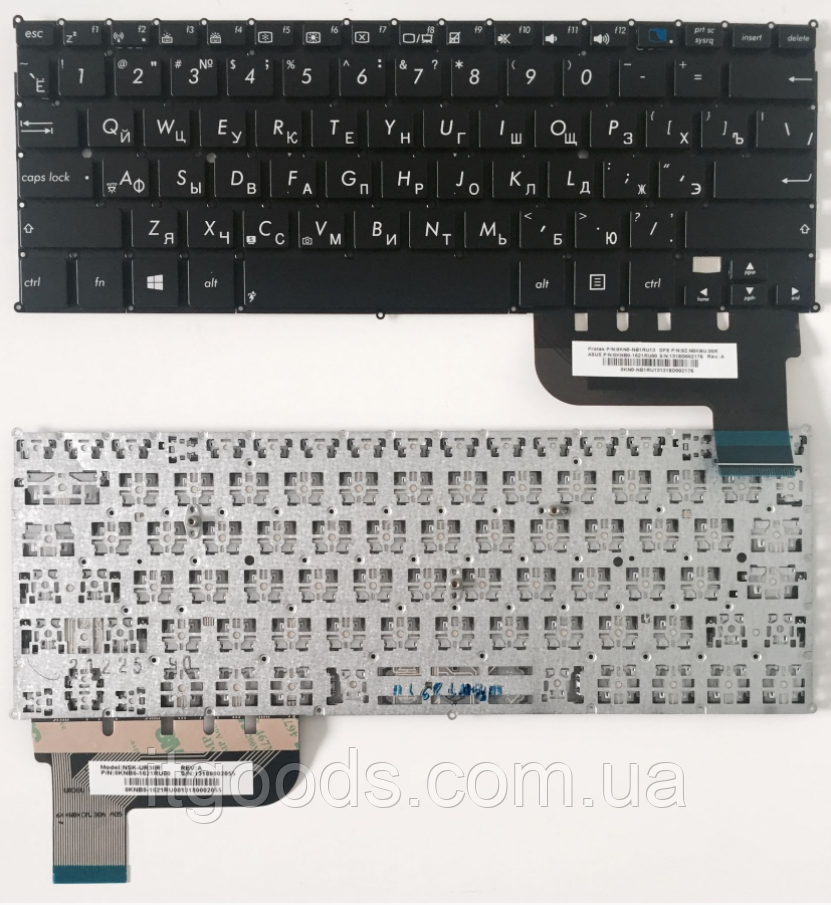 

Клавиатура для ноутбука Asus Taichi 21 Taichi 31 0KN0-1121UI00 AEEX2R00020 9Z.N8KSQ.51D (русская раскладка)