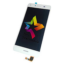 Дисплей для мобільного телефону Huawei Y5 II, білий, з тачскріном, ORIG