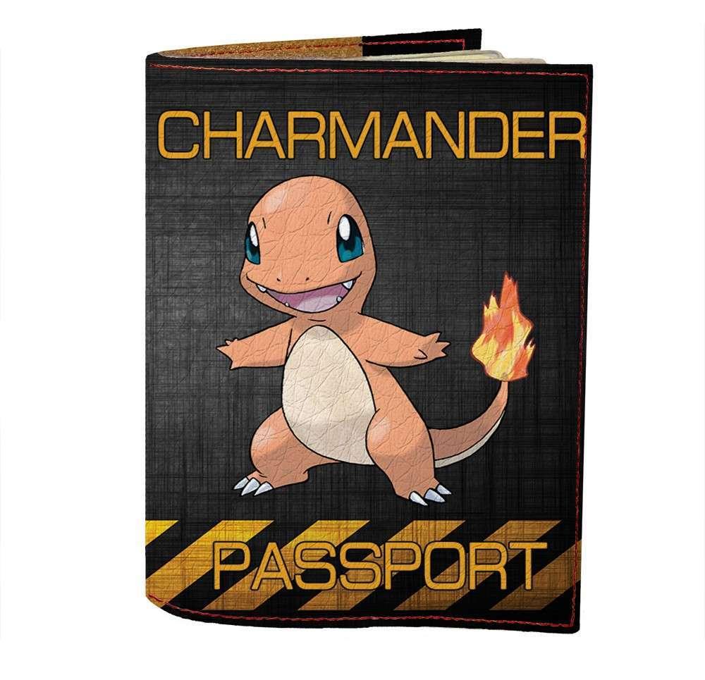

Обложка на паспорт v.1.0. Fisher Gifts 472 Charmander (эко-кожа)
