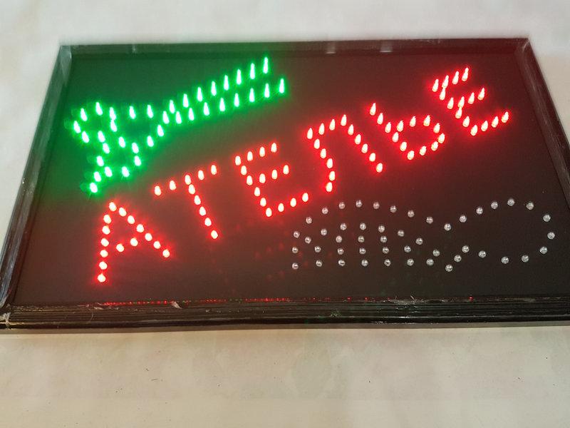 Светодиодная вывеска "Ателье" 55*33 см рекламная LED вывеска табло