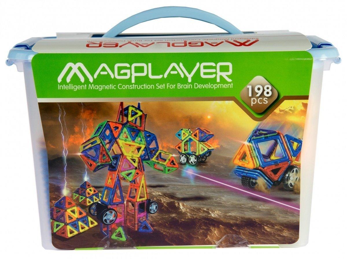 

Магнитный конструктор MAGPLAYER 198 деталей