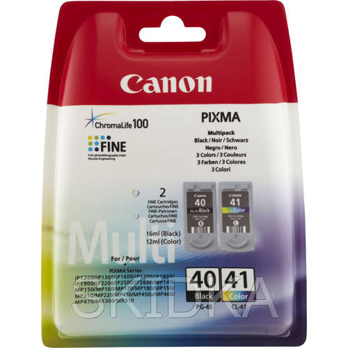 

Картридж CANON (PG-40/CL-41) PIXMA iP-1600/2200/MP-150/170/450 MultiPack (0615B043)