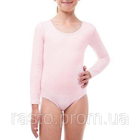 

Розовый купальник с длинным рукавом хлопок для танцев гимнастики хореографии Danskin США