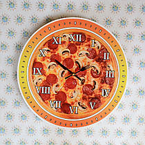 Годинники настінні Піца салямі