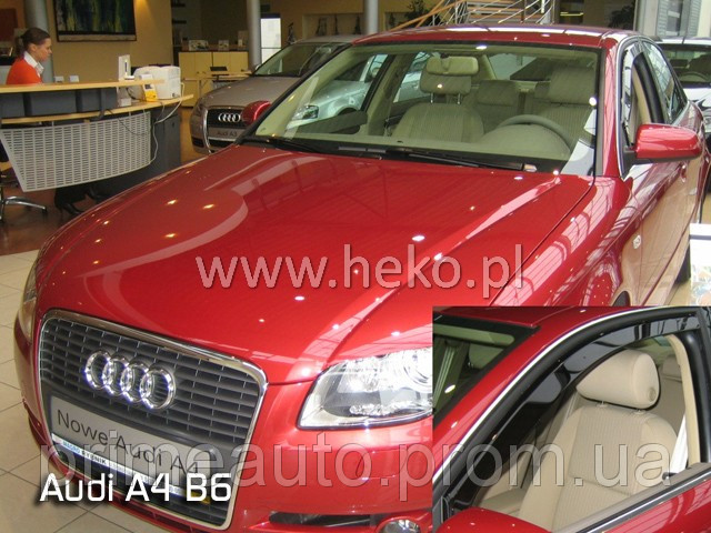 

SEDAN Дефлекторы окон (ветровики), к-т 4 шт, вставные. (HEKO-team) - A4 - Audi - 2002