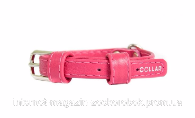 

Ошейник COLLAR GLAMOUR без украшений, ширина 20мм, длина 30-39см розовый 32937
