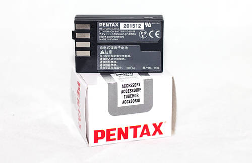 Аккумулятор D-Li109 для PENTAX K-R, KR, K-2, K2, K-30, K30, K-50, K50,  K-500, K500 оптом и в розницу с доставкой по Украине.