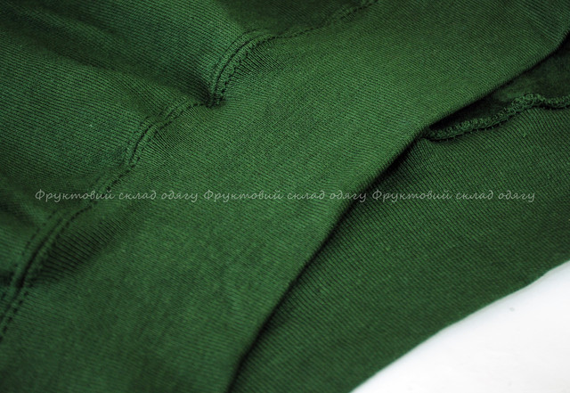 Темно-зелёный мужской  классический свитер 